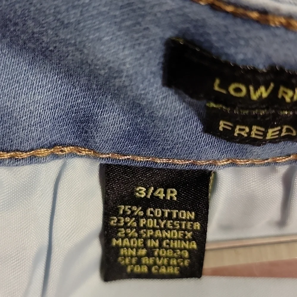 𝅺RUE 21 low rise jegging freedom flex denim jeans size 3/4 regular - Picture 8 of 11